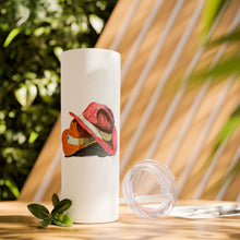 Load image into Gallery viewer, TWO HATS - Skinny Tumbler with Straw
