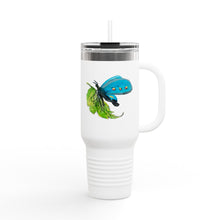 Load image into Gallery viewer, BUTTERFLY BLUES - Insulated Travel Mug - 40oz
