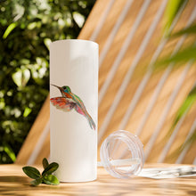 Load image into Gallery viewer, HUMMINGBIRD - Skinny Tumbler with Straw