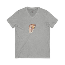 Load image into Gallery viewer, SHY GIRL - Women's V-Neck T-Shirt