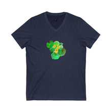 Load image into Gallery viewer, NASTURTIUMS - Women's V-Neck T-Shirt