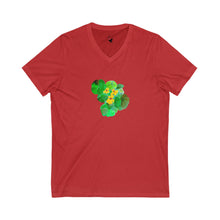 Load image into Gallery viewer, NASTURTIUMS - Women's V-Neck T-Shirt