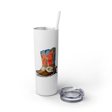 Load image into Gallery viewer, MY BEST BOOTS - Skinny Tumbler with Straw