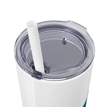 Load image into Gallery viewer, BUTTERFLY BLUES - Skinny Tumbler with Straw