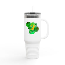 Load image into Gallery viewer, NASTURTIUMS - Insulated Travel Mug - 40oz