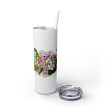 Load image into Gallery viewer, BOUQUET TO GO - Skinny Tumbler with Straw