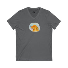 Load image into Gallery viewer, GOLDEN FAN - Women's V-Neck T-Shirt