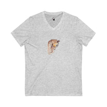 Load image into Gallery viewer, SHY GIRL - Women's V-Neck T-Shirt