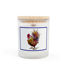 Load image into Gallery viewer, ROOSTER ROYALTY - 11oz Frosted Glass Candle