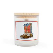 Load image into Gallery viewer, MY BEST BOOTS - 11oz Frosted Glass Candle
