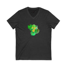 Load image into Gallery viewer, NASTURTIUMS - Women's V-Neck T-Shirt