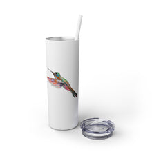 Load image into Gallery viewer, HUMMINGBIRD - Skinny Tumbler with Straw