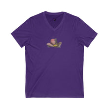 Load image into Gallery viewer, HEART HAT - Women's V-Neck T-Shirt