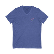 Load image into Gallery viewer, PURPLE THISTLE (Pocket Design) - V-Neck Tee