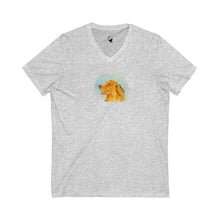 Load image into Gallery viewer, GOLDEN FAN - Women's V-Neck T-Shirt