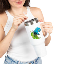 Load image into Gallery viewer, BUTTERFLY BLUES - Insulated Travel Mug - 40oz