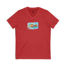 Load image into Gallery viewer, GONE FISHING - Women's V-Neck T-Shirt