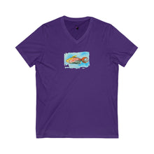 Load image into Gallery viewer, GONE FISHING - Women's V-Neck T-Shirt