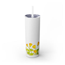Load image into Gallery viewer, SYMPHONY IN YELLOW - Skinny Tumbler with Straw