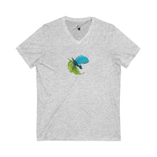 Load image into Gallery viewer, BUTTERFLY BLUES - Women's V-Neck T-Shirt
