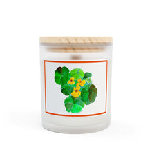 Load image into Gallery viewer, NASTURTIUMS - 11oz Frosted Glass Candle
