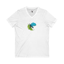 Load image into Gallery viewer, BUTTERFLY BLUES - Women's V-Neck T-Shirt