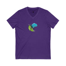 Load image into Gallery viewer, BUTTERFLY BLUES - Women's V-Neck T-Shirt
