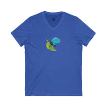 Load image into Gallery viewer, BUTTERFLY BLUES - Women's V-Neck T-Shirt