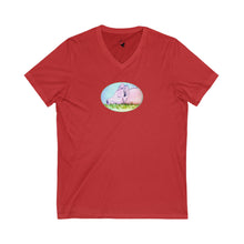 Load image into Gallery viewer, PIG - Women's V-Neck T-Shirt