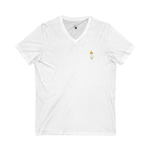 Load image into Gallery viewer, YELLOW IRIS (Pocket Design) - V-Neck Tee