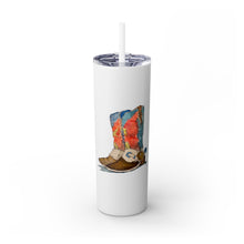 Load image into Gallery viewer, MY BEST BOOTS - Skinny Tumbler with Straw