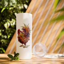Load image into Gallery viewer, ROOSTER ROYALTY - Skinny Tumbler with Straw