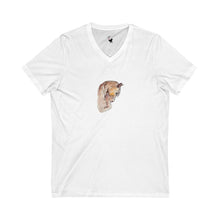Load image into Gallery viewer, SHY GIRL - Women's V-Neck T-Shirt