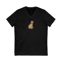 Load image into Gallery viewer, HEARTFUL DOG - Women's V-Neck T-Shirt