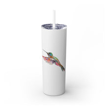 Load image into Gallery viewer, HUMMINGBIRD - Skinny Tumbler with Straw