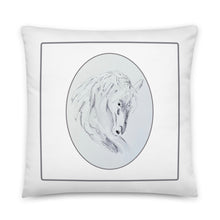 Load image into Gallery viewer, REGAL ONE - Horse Portrait Pillow