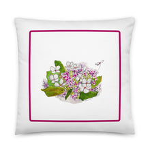 Load image into Gallery viewer, BOUQUET TO GO - Pink and White Floral Pillow
