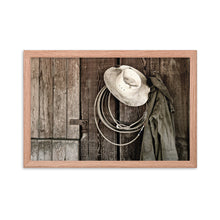 Load image into Gallery viewer, THE WHITE HAT - Framed Poster