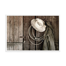 Load image into Gallery viewer, THE WHITE HAT - Framed Poster
