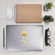 Load image into Gallery viewer, YELLOW IRIS - Floral Iris Stickers