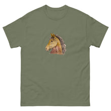 Load image into Gallery viewer, BUCKSKIN BEAUTY - Men's Brown Horse T-Shirt