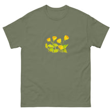 Load image into Gallery viewer, SYMPHONY IN YELLOW - Men's Yellow and Gold Floral T-Shirt