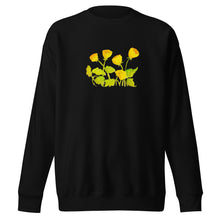 Load image into Gallery viewer, SYMPHONY IN YELLOW - Unisex Yellow and Gold Floral Sweatshirt