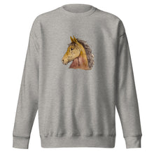Load image into Gallery viewer, BUCKSKIN BEAUTY - Unisex Brown Horse Sweatshirt