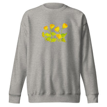 Load image into Gallery viewer, SYMPHONY IN YELLOW - Unisex Yellow and Gold Floral Sweatshirt