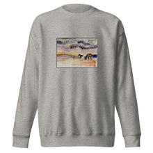 Load image into Gallery viewer, WAITING OUT THE STORM - Unisex Three Horses Under Clouds Sweatshirt