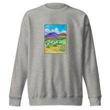 Load image into Gallery viewer, BLUE SKY DAY - Unisex Landscape with Sheep Sweatshirt