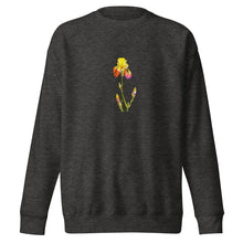 Load image into Gallery viewer, YELLOW IRIS - Unisex Floral Iris Sweatshirt