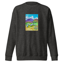 Load image into Gallery viewer, BLUE SKY DAY - Unisex Landscape with Sheep Sweatshirt