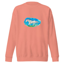 Load image into Gallery viewer, OUT OF THE BLUE - Unisex Horse Running Sweatshirt